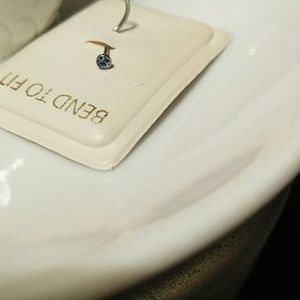 Nose Ring From JcPenny Jewelry - ๐NWOT Small Blue CZ Diamond Nose Ring Nose Ring From JcPenny Jewelry - ๐NWOT Small Blue CZ Diamond Nose Ring
